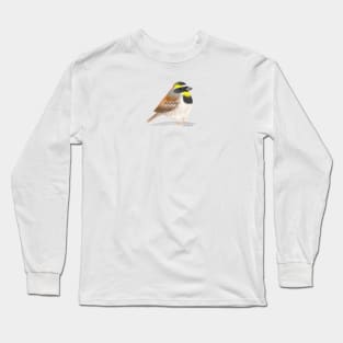 Yellow Throated Bunting Bird Long Sleeve T-Shirt